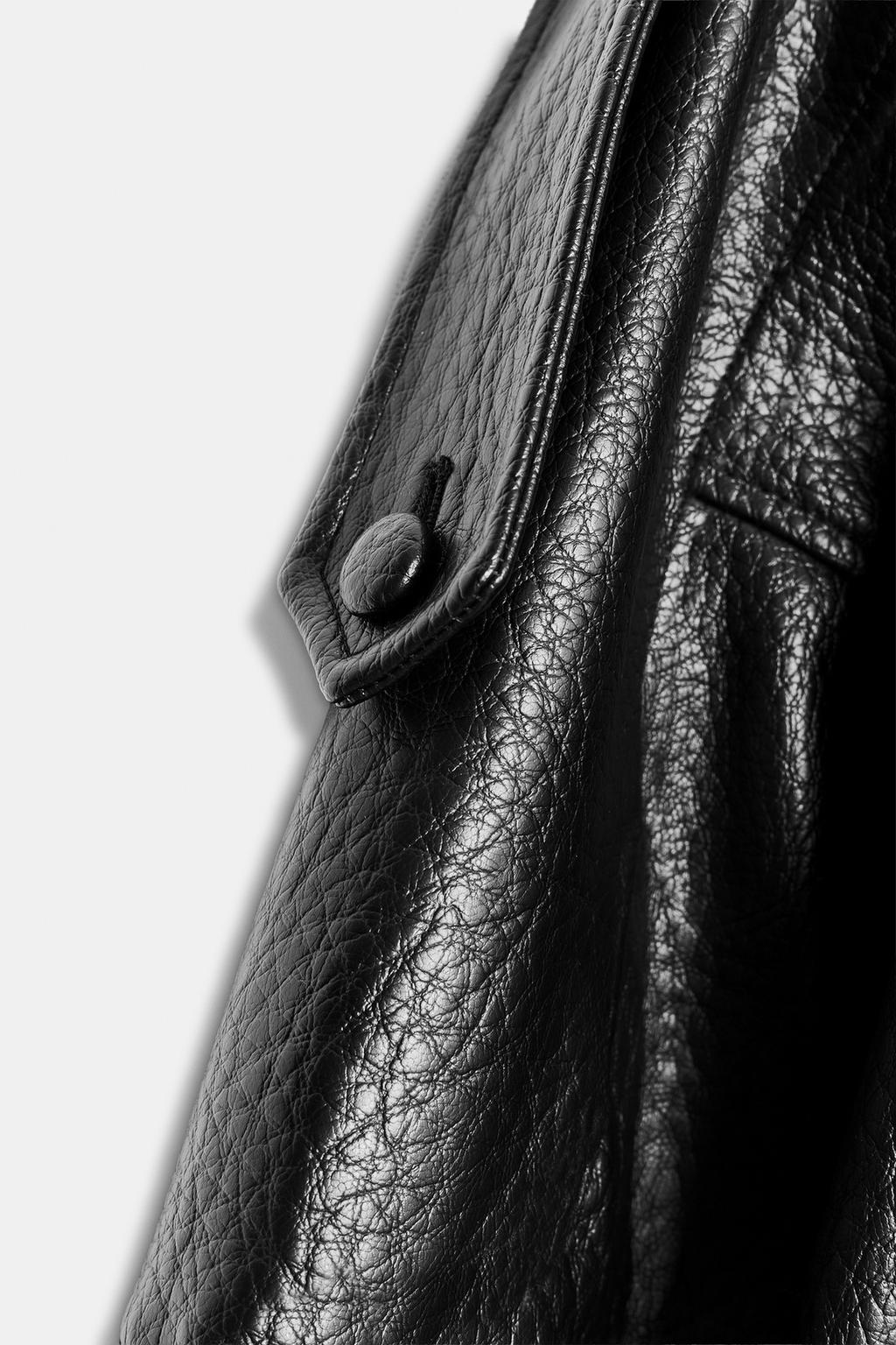 Zara FAUX LEATHER JACKET