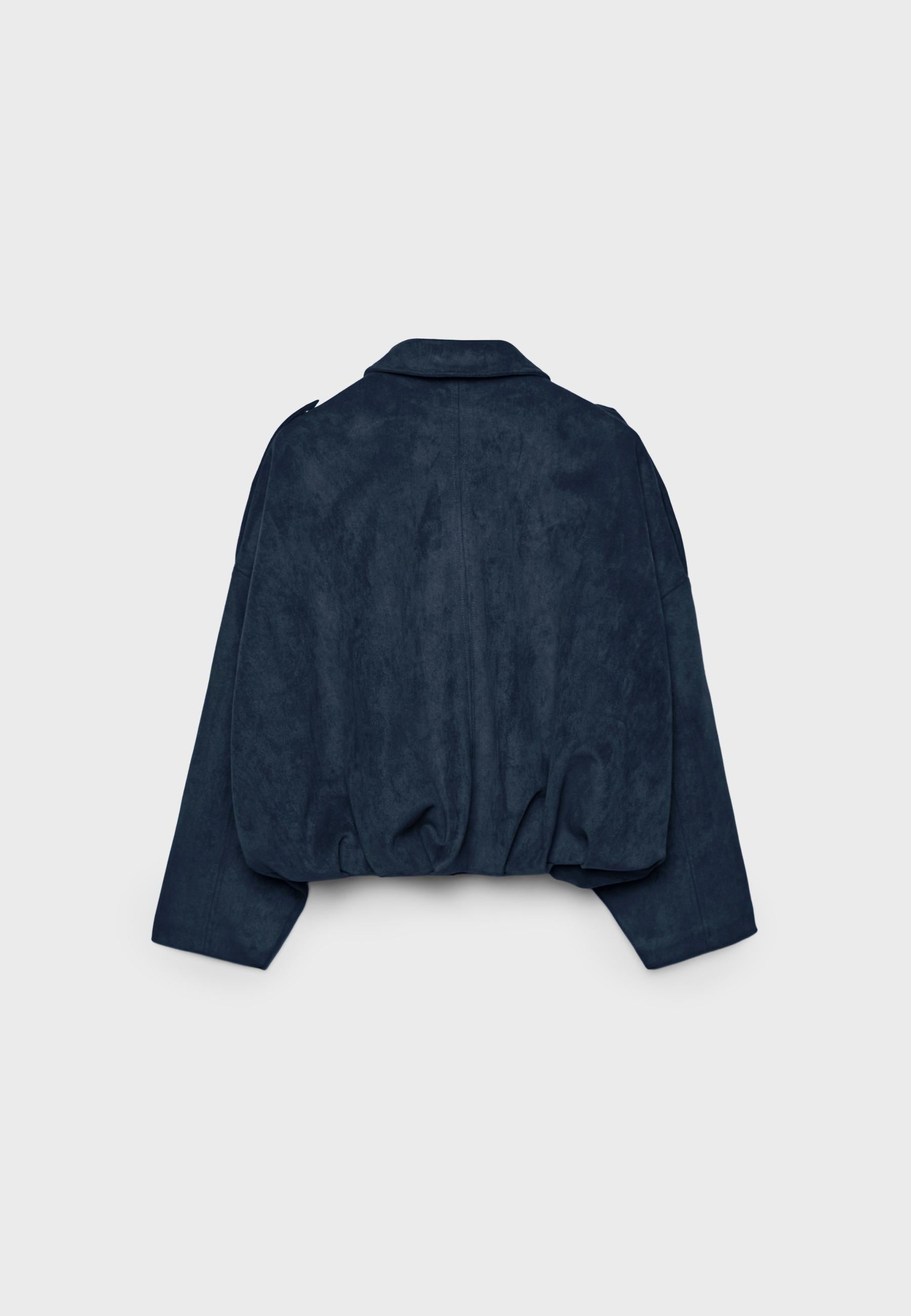 Stradivarius BALLOON JACKET WITH SUEDE EFFECT