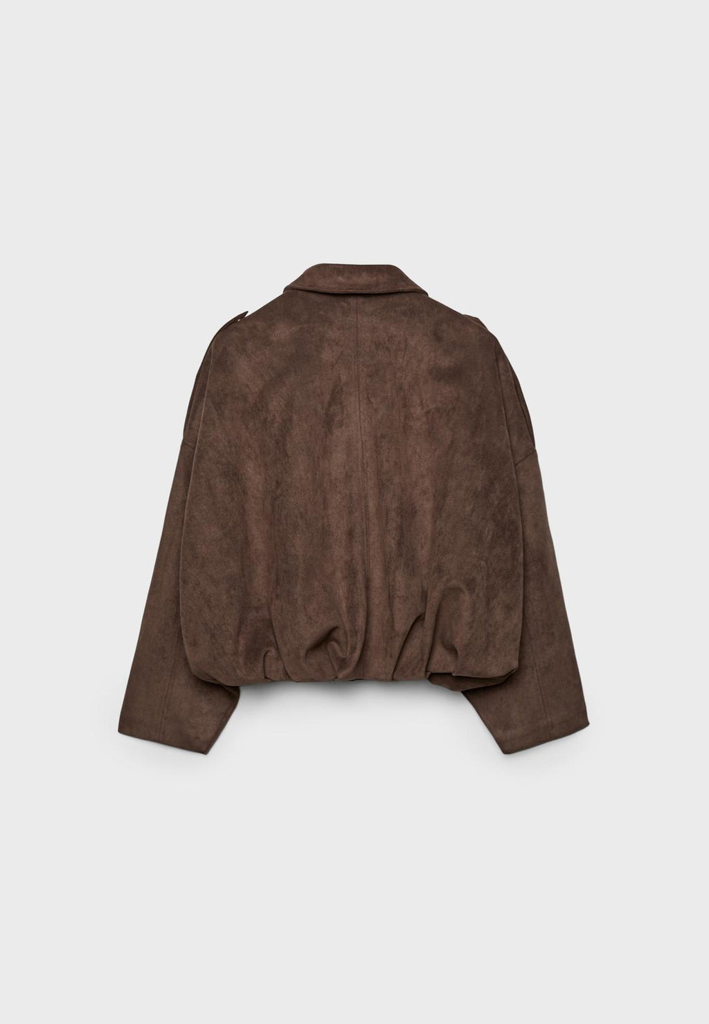 Stradivarius BALLOON JACKET WITH SUEDE EFFECT
