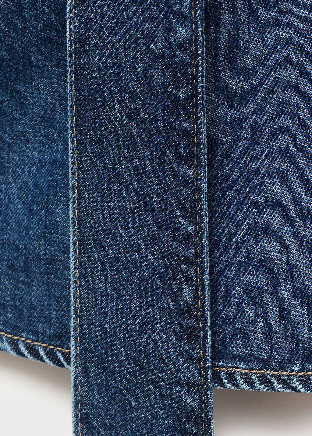 MANGO Denim shirt with bow