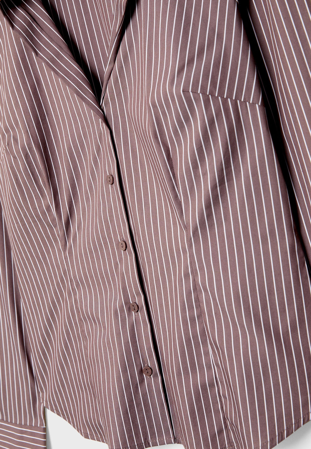Stradivarius BASIC FITTED STRIPED SHIRT