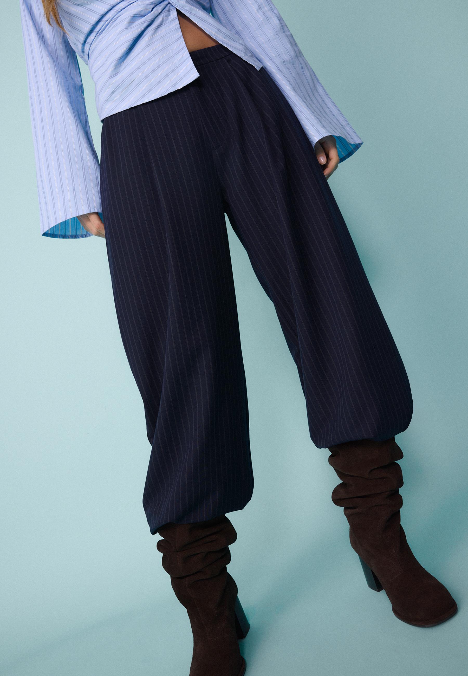 Stradivarius SMART BALLOON FIT TROUSERS