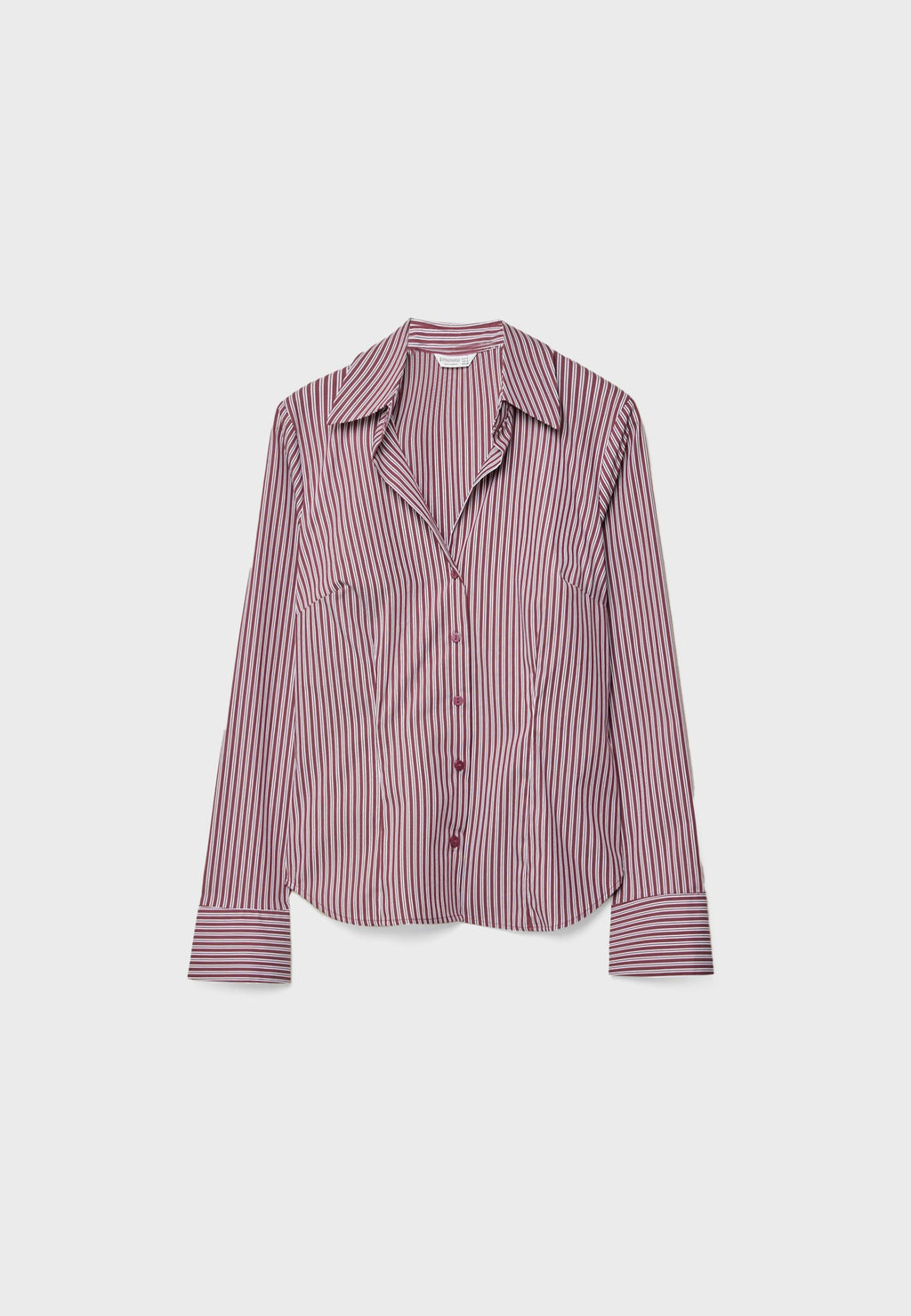 Stradivarius BASIC FITTED STRIPED SHIRT