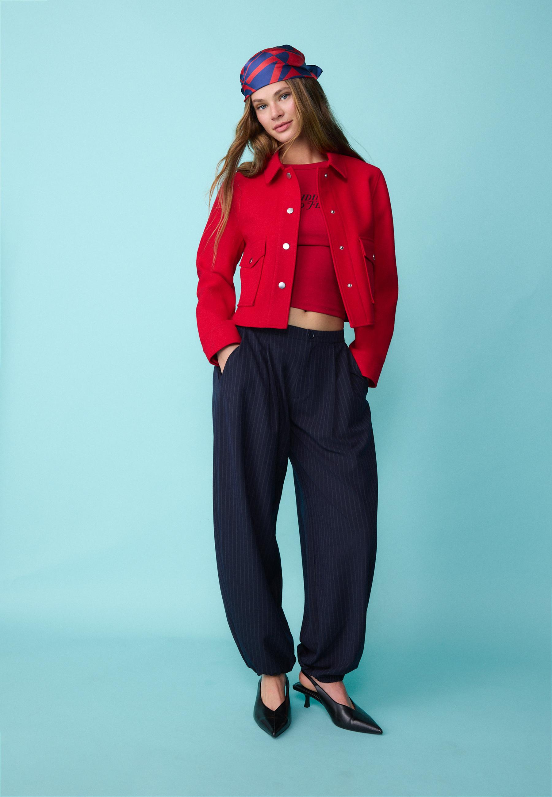 Stradivarius SOFT SHORT JACKET