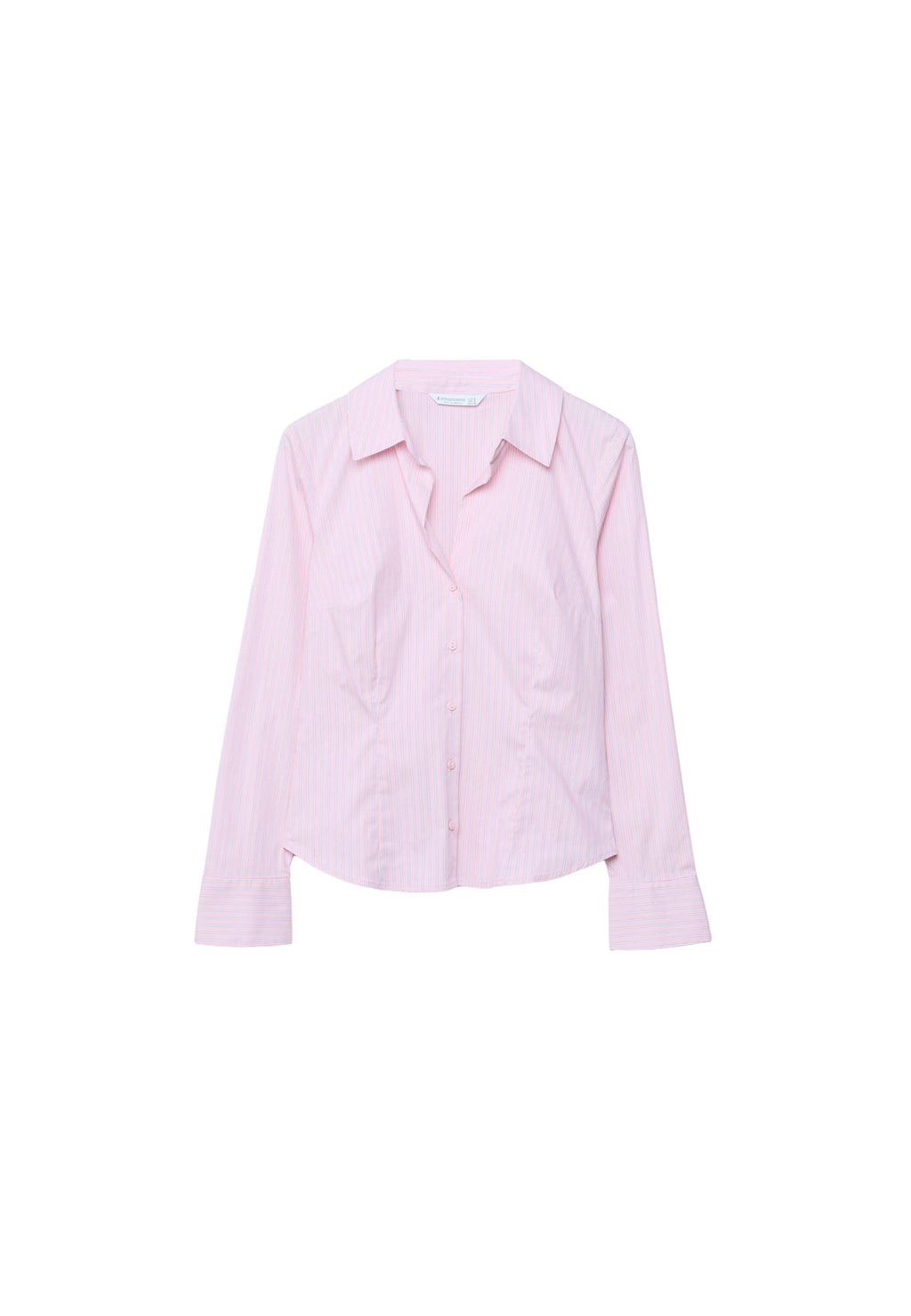 Stradivarius BASIC FITTED STRIPED SHIRT