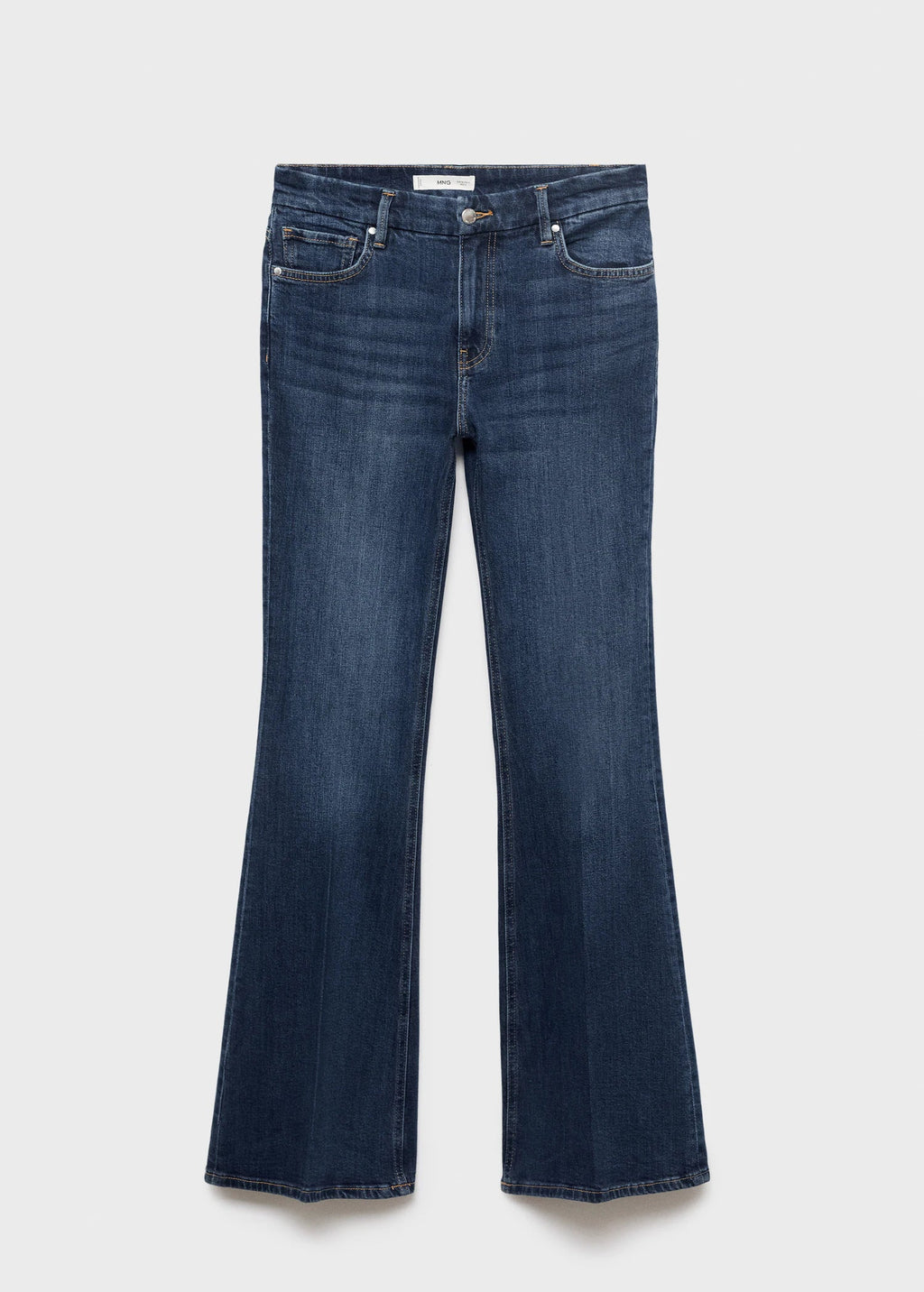 MANGO Violet flared high-rise jeans