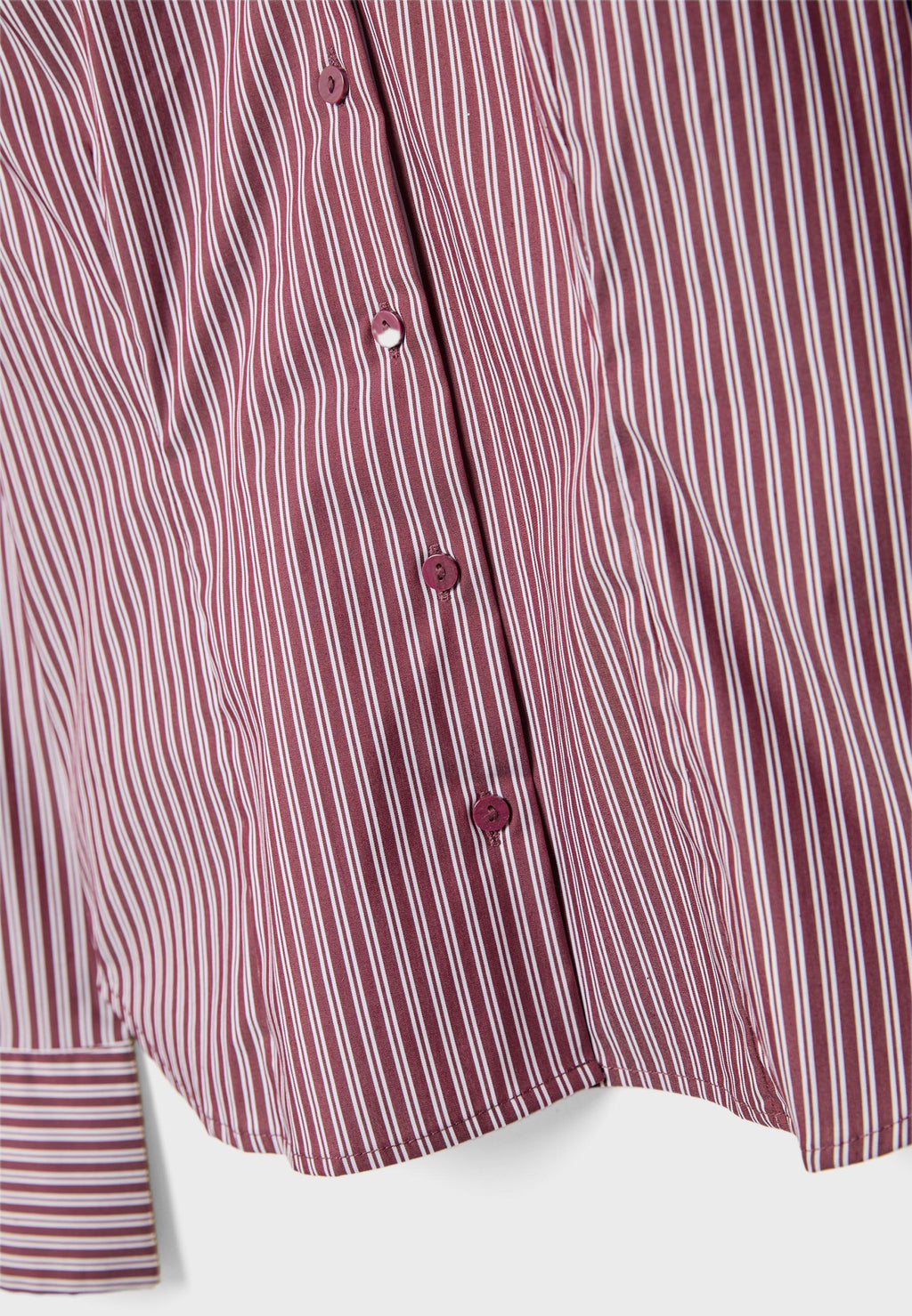 Stradivarius BASIC FITTED STRIPED SHIRT