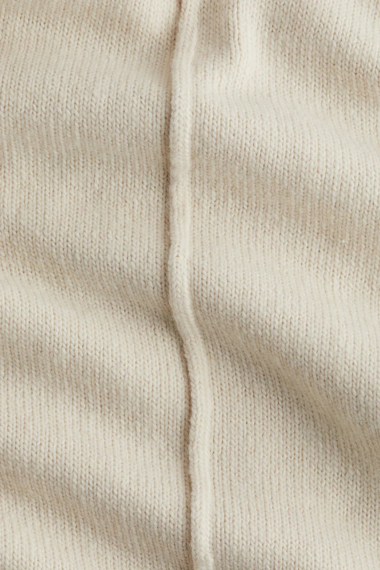 H&M Sweater with mock neck and decorative stitching