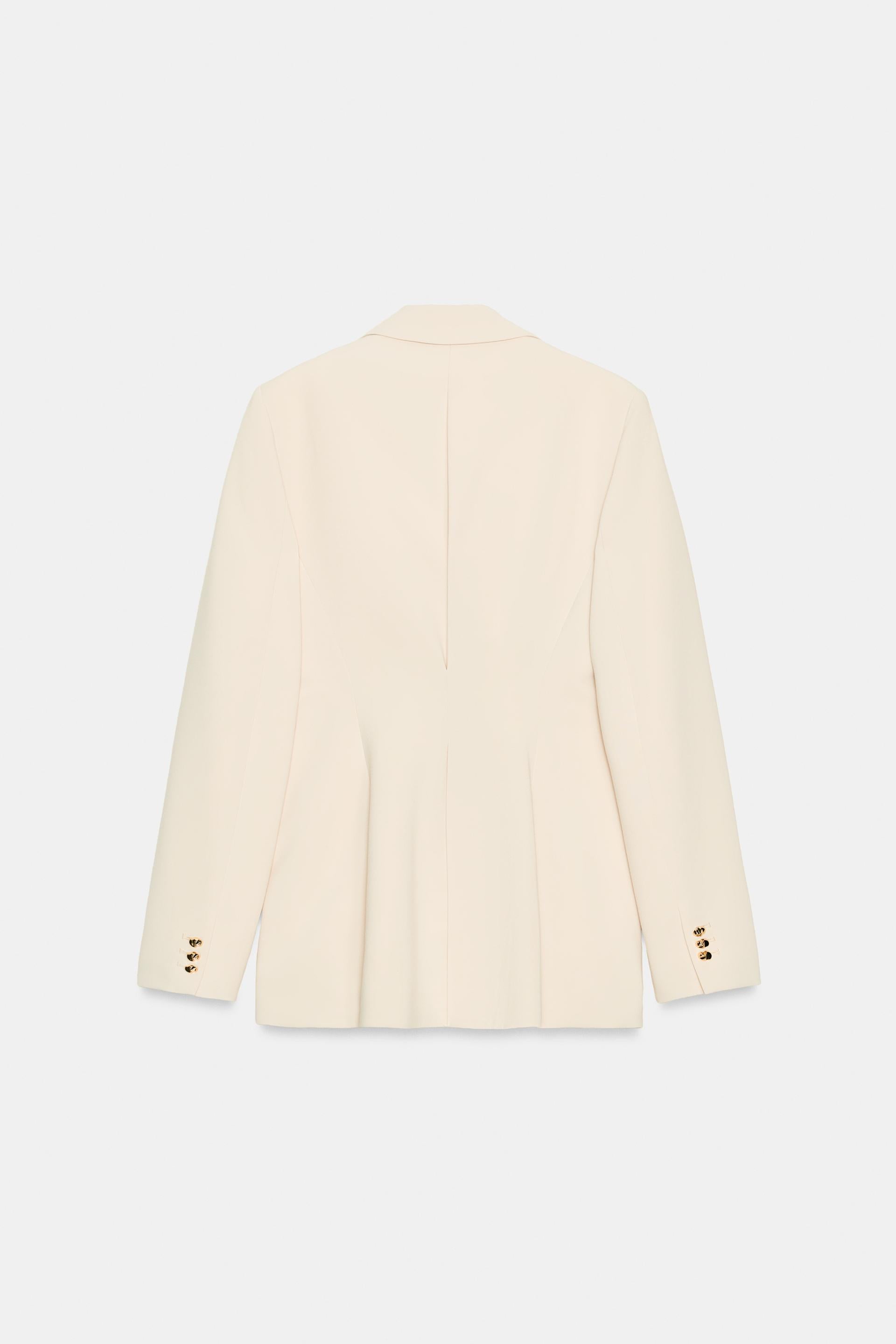 Zara DOUBLE-BREASTED BLAZER WITH BUCKLE