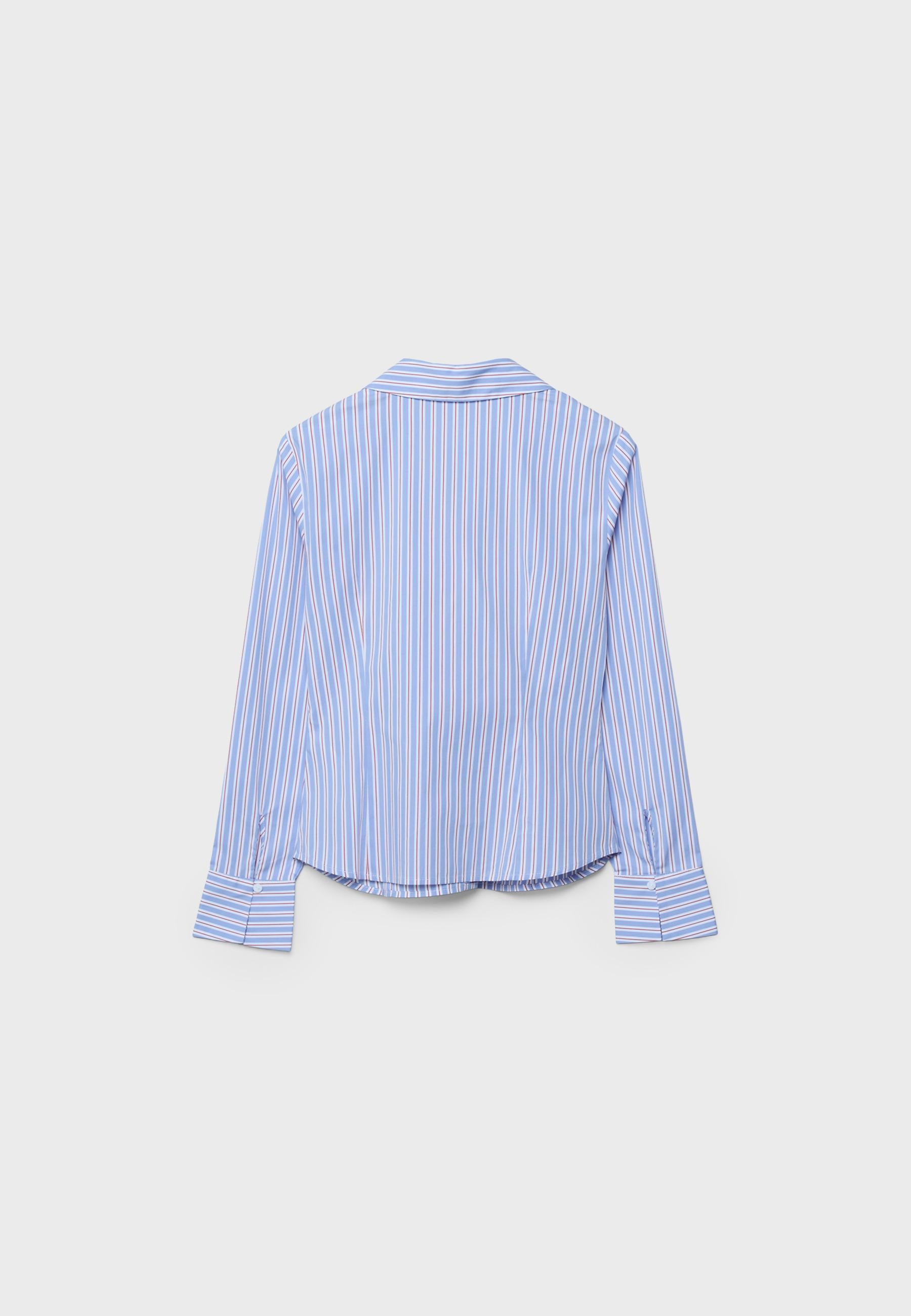 Stradivarius BASIC FITTED STRIPED SHIRT