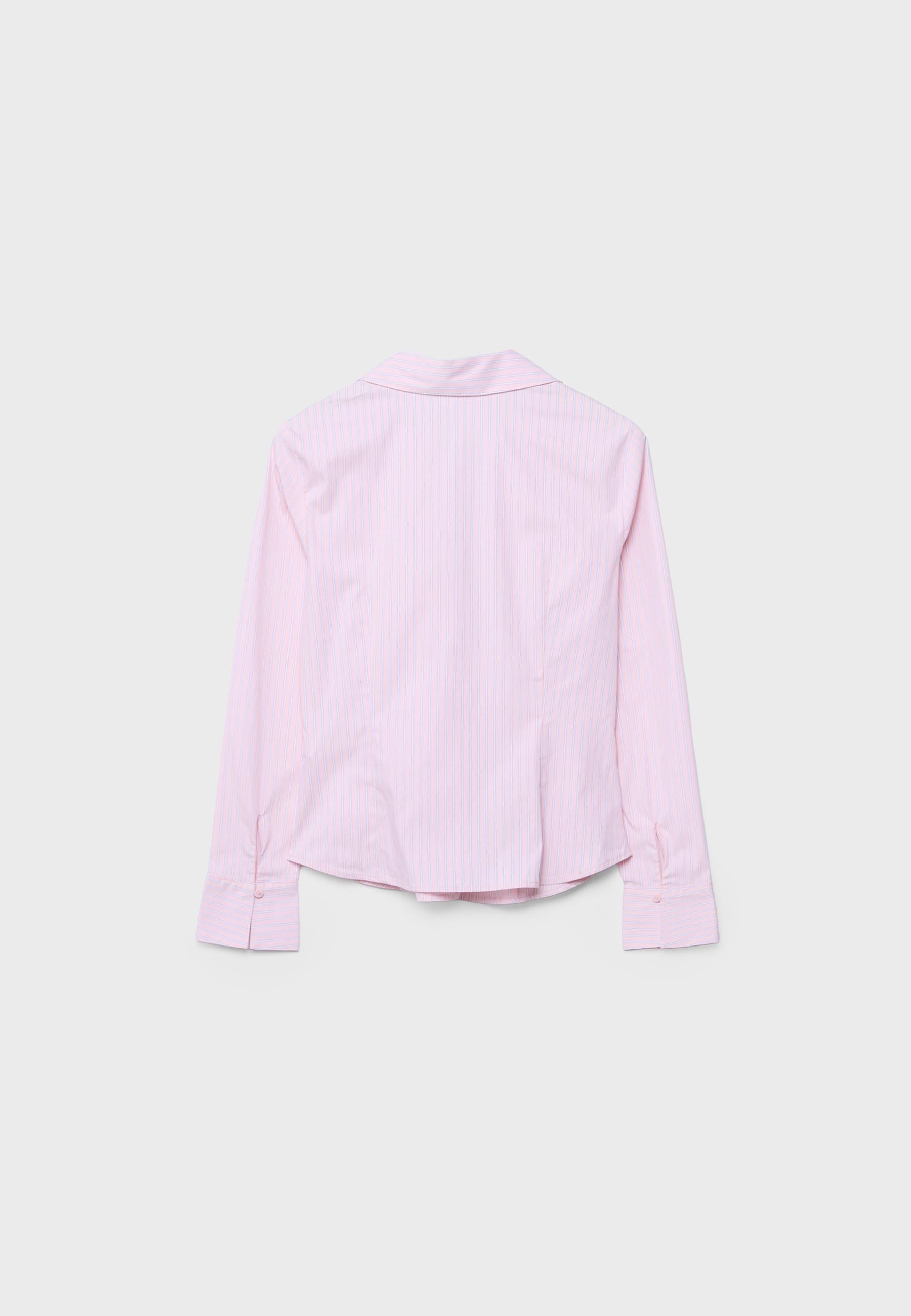 Stradivarius BASIC FITTED STRIPED SHIRT